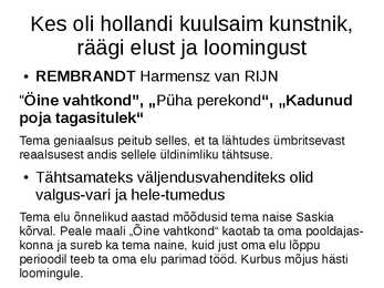KT küsimused #18