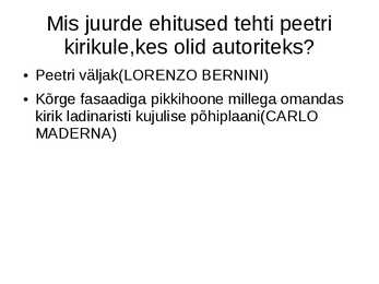 KT küsimused #8
