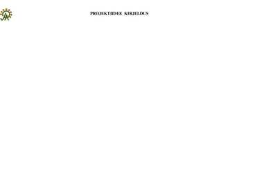 Projektiidee kirjeldus #9