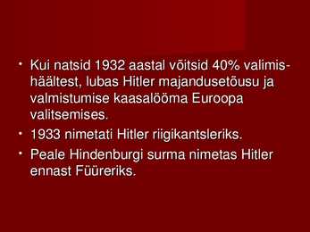 Adolf Hitleri noorpõlv-koolitee ja võimule tulek #9
