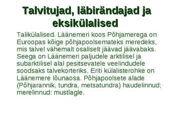 Läänemere linnud #18