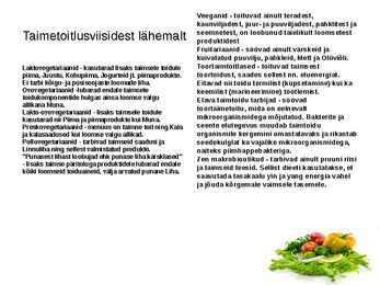 Taimne ja vegetaarne toit #4