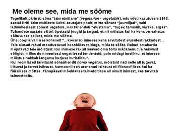 Taimne ja vegetaarne toit #8