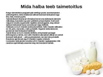 Taimne ja vegetaarne toit #10