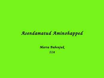 Asendamatud aminohapped
