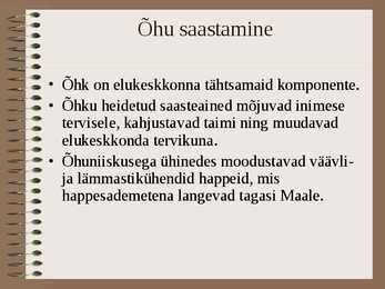 Keskkonnaprobleemid #3
