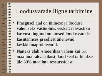Keskkonnaprobleemid #8
