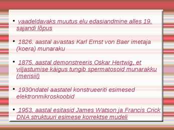 Raseduse varajane diagnoosimine #3