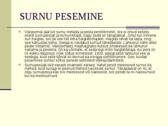 Vahekaitsmise esitlus #12