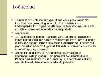 Vahekaitsmise esitlus #18