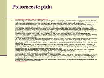 Vahekaitsmise esitlus #22