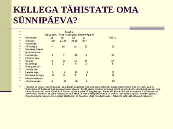 Vahekaitsmise esitlus #4