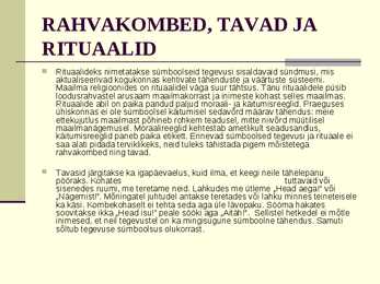 Vahekaitsmise esitlus #5