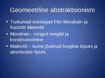 Abstraktne kunst #6