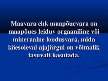 Maavarade power point #2