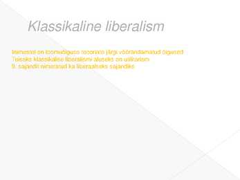 Liberalism #5