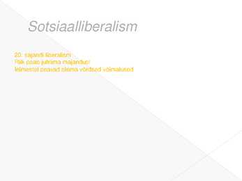 Liberalism #7