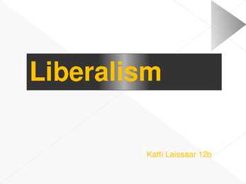 Liberalism