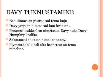 Davy Humphry #7