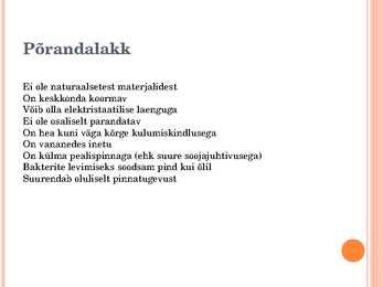 Värvid ja lakid #3