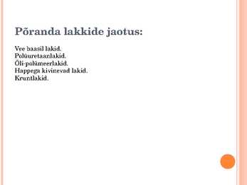 Värvid ja lakid #4