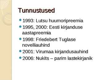 Andrus Kivirähk #12