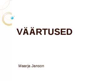 Väärtused eetikas