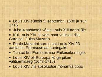 Louis XIV #3