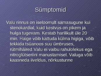 Stenokardia isheemiatõbi-MI #16