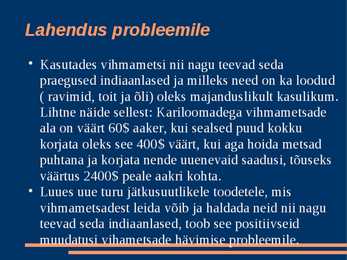 Globaalprobleem-Amazonase vihmametsade hävimine #10