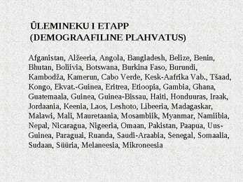 Demograafilise siirde teooria #28