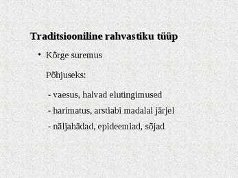Demograafilise siirde teooria #6