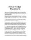 Rahvarõivad ja Muhu tikand