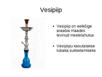 Vesipiip ja selle mõju tervisele #2
