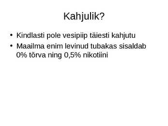 Vesipiip ja selle mõju tervisele #5
