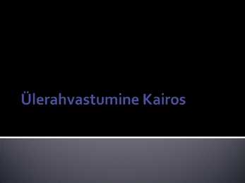 Ülerahvastumine Kairos