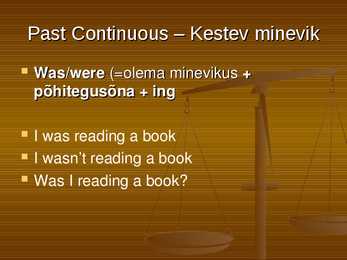 Past Tenses #4