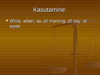 Past Tenses #5