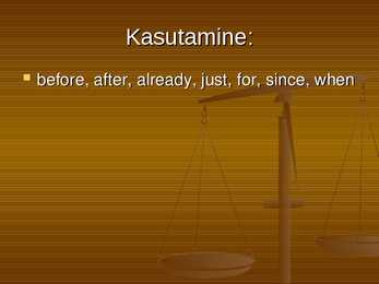 Past Tenses #7
