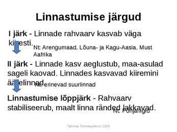 Urbaniseerumine ja sellega kaasnevad keskkonnaprobleemid #3