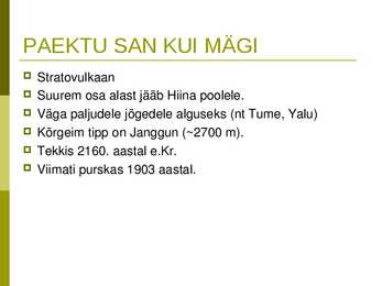 Esitlus Paektu Sani kohta #4