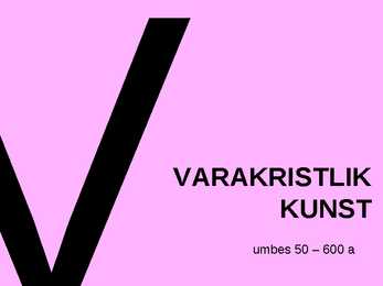 Varakristlik kunst