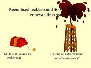 Reaktsiooni kiirus #5