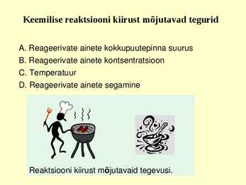 Reaktsiooni kiirus #8