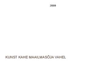 Kunst kahe maailmasõja vahel