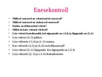 Vektor tasandil #11