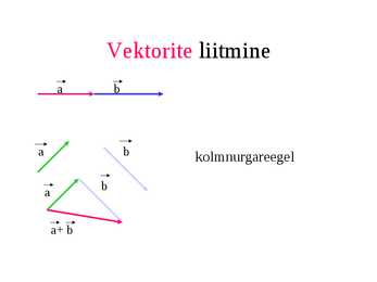 Vektor tasandil #5