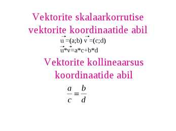 Vektor tasandil #10