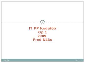 PP kodutöö