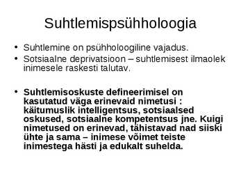 Psühholoogia konspekt powerpoint #108